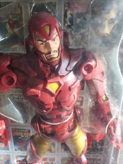 Marvel Legends Icons ~ 12″ IRON MAN RED/GOLD VARIANT (2006) NIB