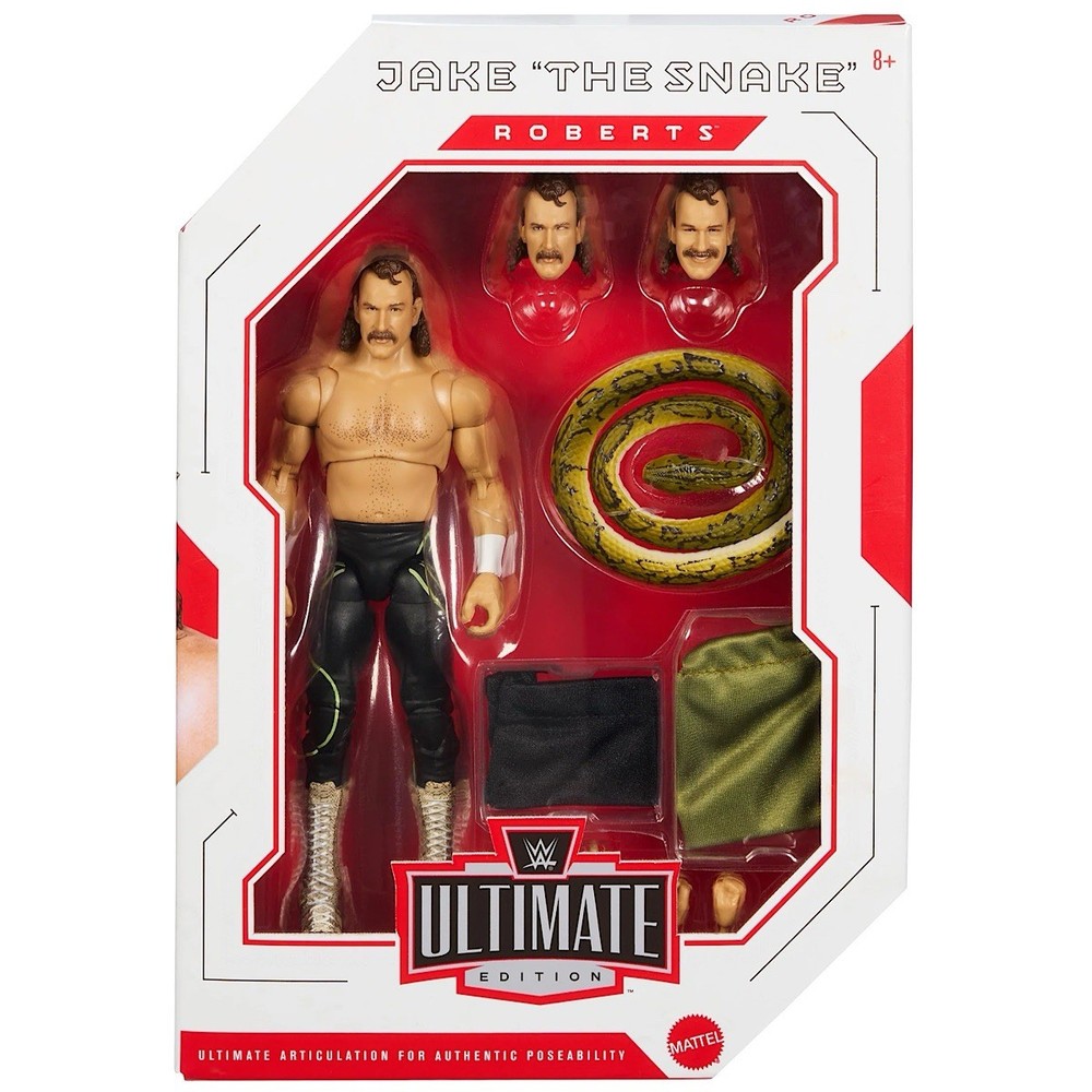 Jake The Snake Roberts WWE Mattel Ultimate Edition Series 32 Wrestling Figure