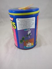 VTG TMNT Metal Tin 1990 Teenage Mutant Ninja Turtles Bubble Bath Crystals 10 oz