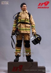 KUMIK Korean Fire Fighter Ju Ji Hun 1/6 Action Figure Model Toy Collectible Gift