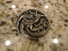 A Game of Thrones The Nights Watch Coin George R R Martin-poker chip Golf Marker