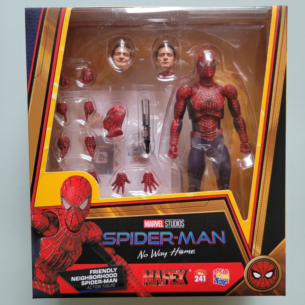 MAFEX No.241 Friendly Neighborhood Spider-Man No Way Home Figure Medicom JP New