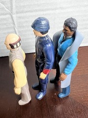 VINTAGE KENNER STAR WARS HK 1980 LANDO LOBOT BESPIN GUARD 3 FIGURES LOT COMPLETE