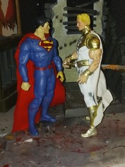 Marvel Legends, McFarlane size Custom Angel vs Fallen Angel figures
