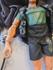 GI Joe Vs. Cobra Spy Troops 12″ Air Assault Barrel Roll Parachute Figure. 1994