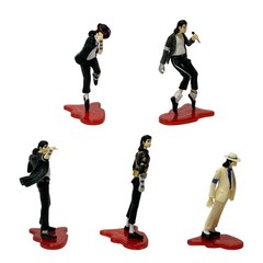 Michael Jackson PVC Action Figure Set 5pcs Collectible Model Toys 11cm Gift
