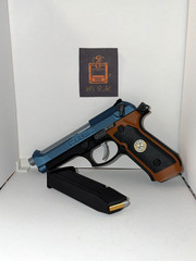 Resident Evil – Beretta 92F Samurai Edge -Chris w/ Bluish Slide 1:1 Prop Cosplay