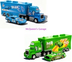 Disney Pixar Cars Mack Truck & Lightning McQueen Diecast Metal 2-Pack Toy Set