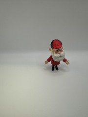 3” Santa Figure With Hat Round 2 LLC character, artist figurine