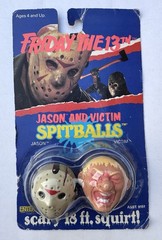 1989 Friday The 13th Jason & Victim Spitballs LJN Sealed NOS Carded