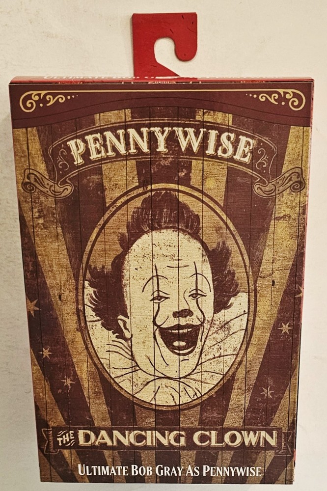 NECA WELCOME TO DERRY ULTIMATE BOB GRAY AS PENNYWISE THE DANCING CLOWN 7” FIGURE