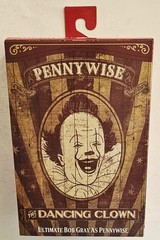 NECA WELCOME TO DERRY ULTIMATE BOB GRAY AS PENNYWISE THE DANCING CLOWN 7” FIGURE