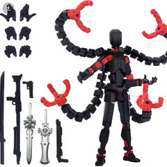 T13 Titan 13 Action Figure 3D Printed Multi Jointed Movable Robot Model Toy