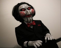 Saw Billy Puppet Figure 65 cm | Life Size Hand Dressed Suit | Horror Collectible