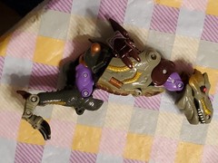 Transformer Green/Gold Tyrannosaurus Rex MEGATRON Parts Only Incomplete