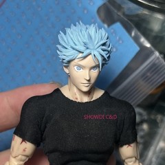 1/12 Custom Jujutsu Kaisen Satoru Gojo Head Sculpt for 6″ Vtoys Romankey Figure