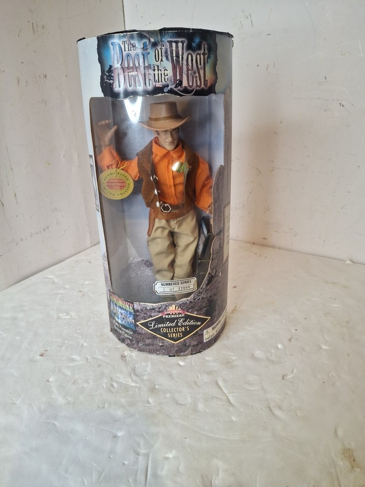 Vintage 1/6 The Best of the West Gunsmoke Matt Dillon (James Arness) Figure 1997