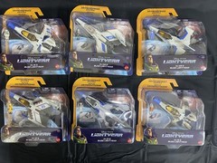 SET OF 6 Disney Pixar Lightyear Hyperspeed Space Ships XL- 01 02, 03, 12, 15