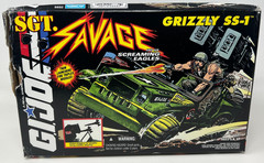 GI Joe 1994 Grizzly SS-1 Military Jeep Sgt Savage Command Vehicle New Sealed VTG