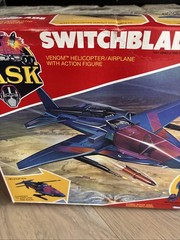 M.A.S.K. SWITCHBLADE 100% Complete w/ Box Unused Stickers Short Viper Mask 1985