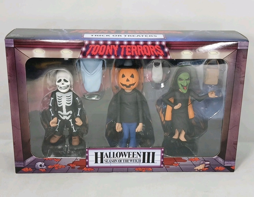 Toony Terrors HALLOWEEN III 3 Season of the Witch Action Figure 3-Pack NEW