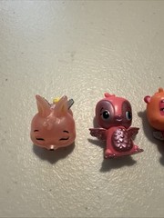 Hatchimals Lot Mini Figures Pink Yellow Owl Bear Tiger Bunny Bee Elephant Cat