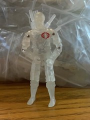 Gi Joe Cobra 1984 Storm Shadow Blue GID Color Variant Rare Limited Run Custom