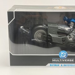 McFarlane DC Multiverse Batman and Batcycle The Flash Movie 7 Inch Figure Set