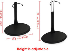 1/6 Scale Action Figure Display Stand 1 Set (U and C Clips) for 12 Inch Action F