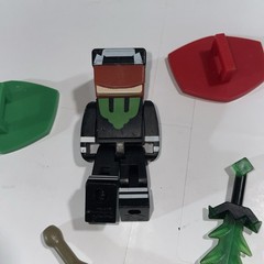 K50 Tube Heroes Action Figures Lot of 2 & Accessories Jazwares 2015 Sword Shield