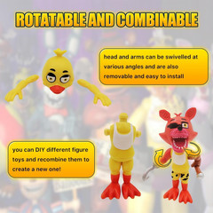 Action Figure Toy, 18 Pcs Game Figures Toys, Movable Joints Toys Dolls, Collecti