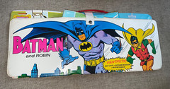Batman & Robin 1973 Playset Ideal w/ 18 Figures 17 Bases Vtg See Pics Incomplete