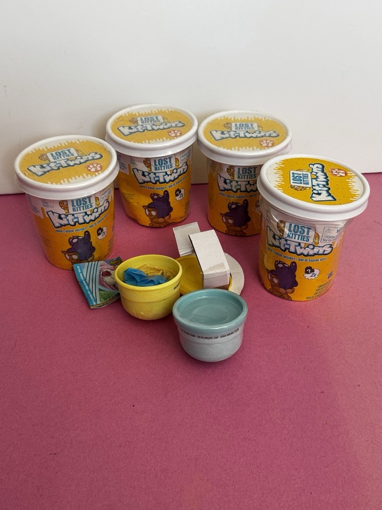 Lost Kitties Kit-Twins Lot of 4 Series 2 – Sealed Hasbro