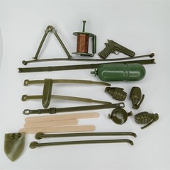 Vintage 1960s G.I. Joe Stony Smith 18 Piece Accessory Set