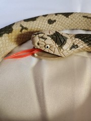 Jake the Snake Roberts Damien Snake with Bag WWF Hasbro 1991