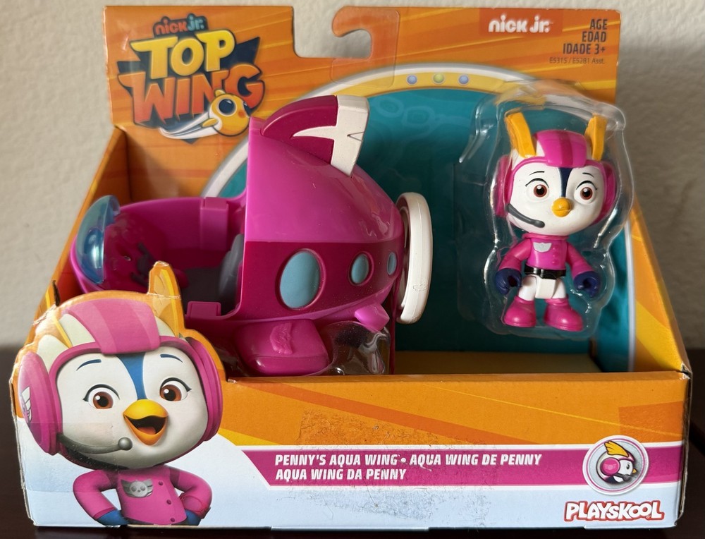Playskool Top Wing PENNY’S AQUA WING Figure & Vehicle Set NIP