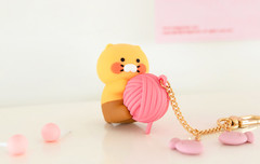 Kakao Friends Choonsik Figure Keyring Keychain Bag Charm Yarn Moon Cloud