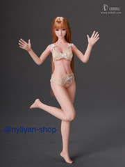 LDDOLL 27M 1/6 Finger Bone Seamless Silicone Body 12″ Female Figure Fit OB Head