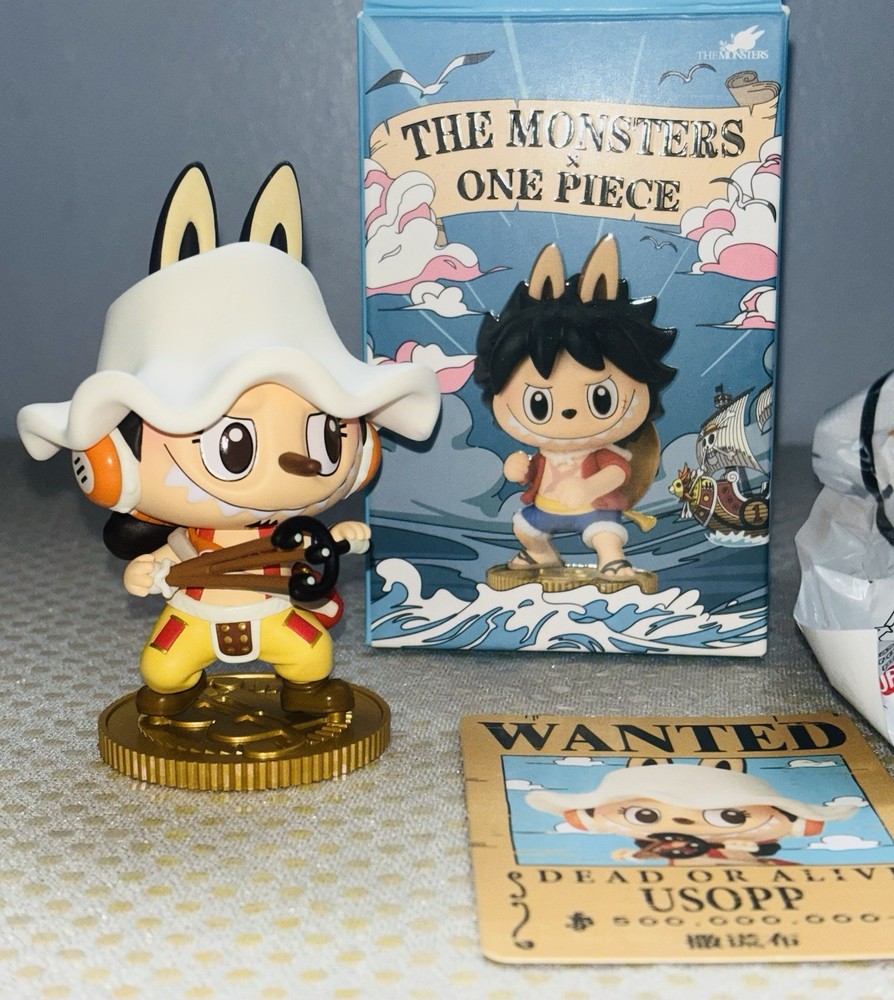 Labubu THE MONSTERS x ONE PIECE – Usopp Figure New Authentic (US Seller) POPMART
