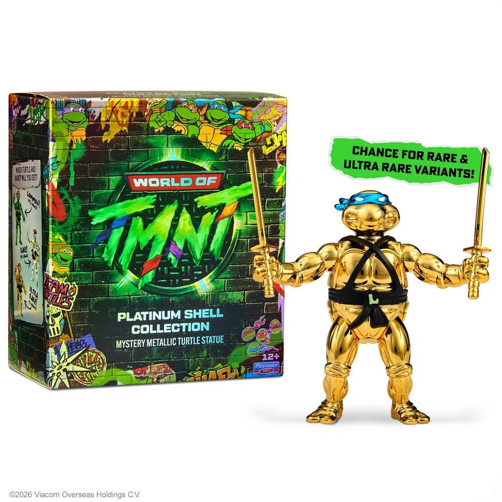 SDCC Exclusive Teenage Mutant Ninja Turtles Platinum Shell Blind Box Presale