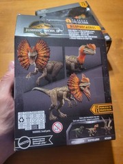 Jurassic World Hammond Collection DILOPHOSAURUS Dinosaur Mattel Park READ