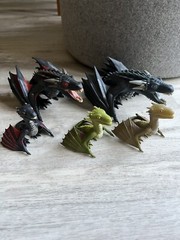 Game Of Thrones Titans Drogon, Wright Viserion, Young Dragons 3-pack Lot of 3
