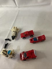 1980s Gobots Lot Of 4 Harley Robo Lamborghini Small Foot Turbo Shuttle