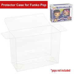 Pop! Vinyl Protector Box Acid Free Plastic Seal Display Case For 2 Pack 4” Pop