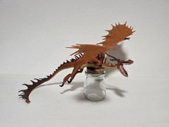 2010 DreamWorks How To Train Your Dragon Monstrous Nightmare Orange 13 inch
