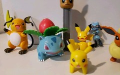 Pokémon Toys Figures Lot Of 7 Pikachu Flareon Bulbasaur Raichu Vinyl Plastic