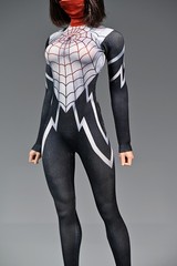 1/6 Elastic Jumpsuit Tight Clothing Fit 12” Female Action Figure