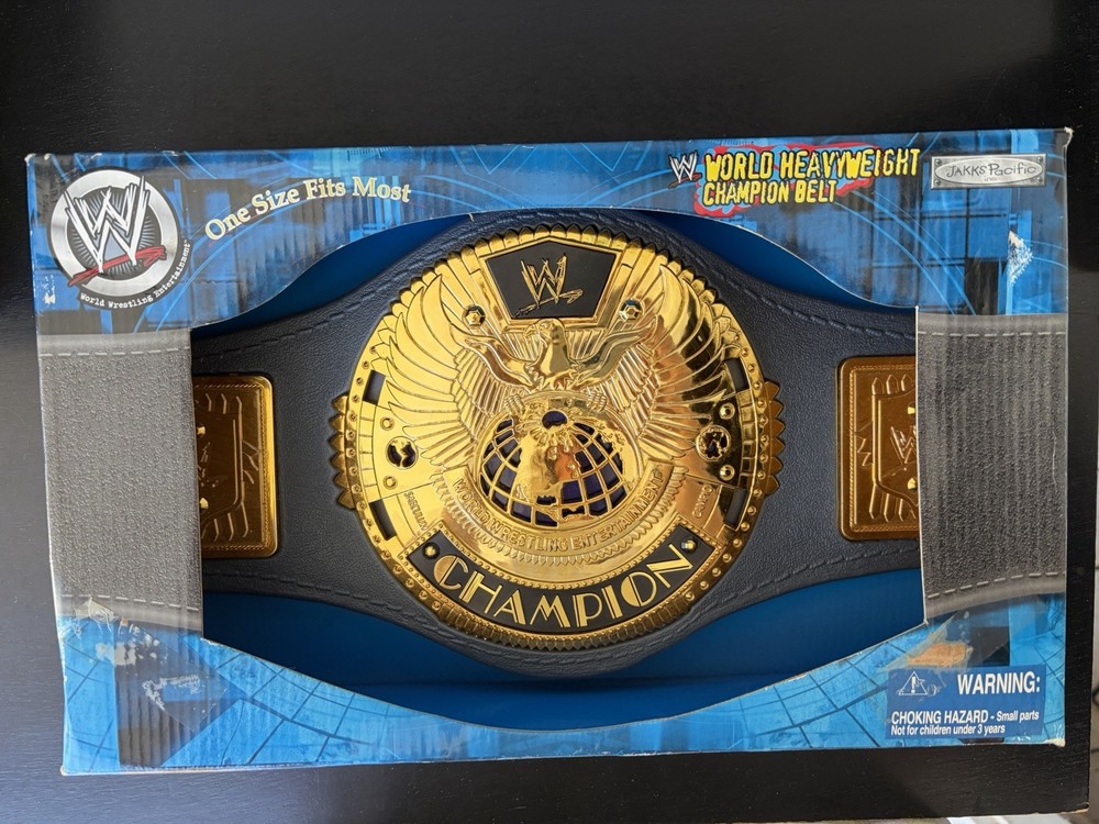 Jakks Pacific WWF Championship Belt New In Box (Has Been Opened)