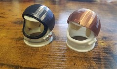 Custom 3D printed GI Joe Space Astronaut Helmet visor in multiple colors