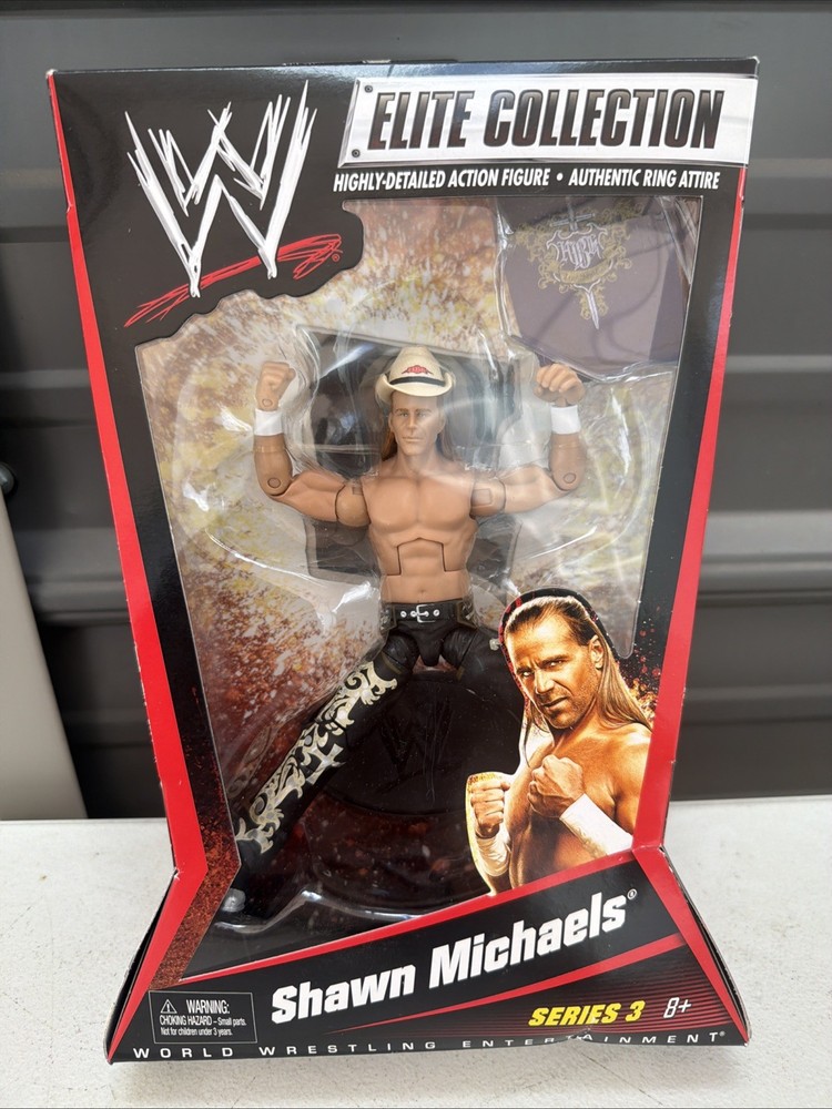 WWE Mattel Shawn Michaels HBK Elite Collection Series 3 Action Figure DX